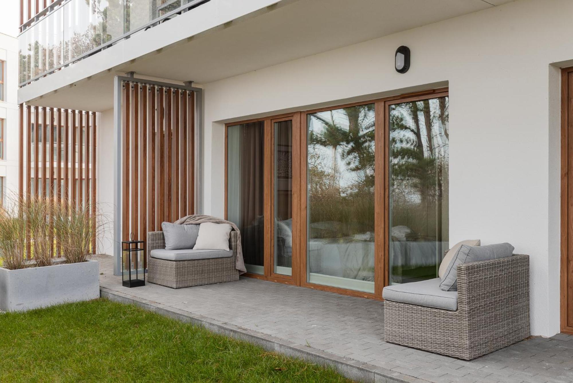 Let'S Sea - 2 Bedroom - Premium Baltic Apartment With Front Sea View Garden And Spa Access Gąski Exteriör bild