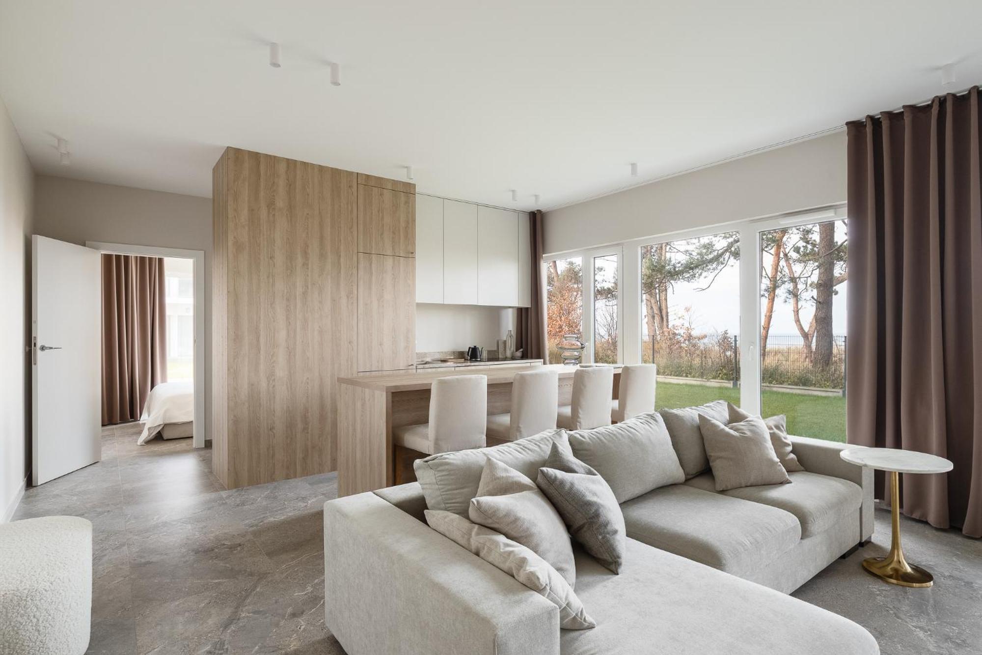 Let'S Sea - 2 Bedroom - Premium Baltic Apartment With Front Sea View Garden And Spa Access Gąski Exteriör bild
