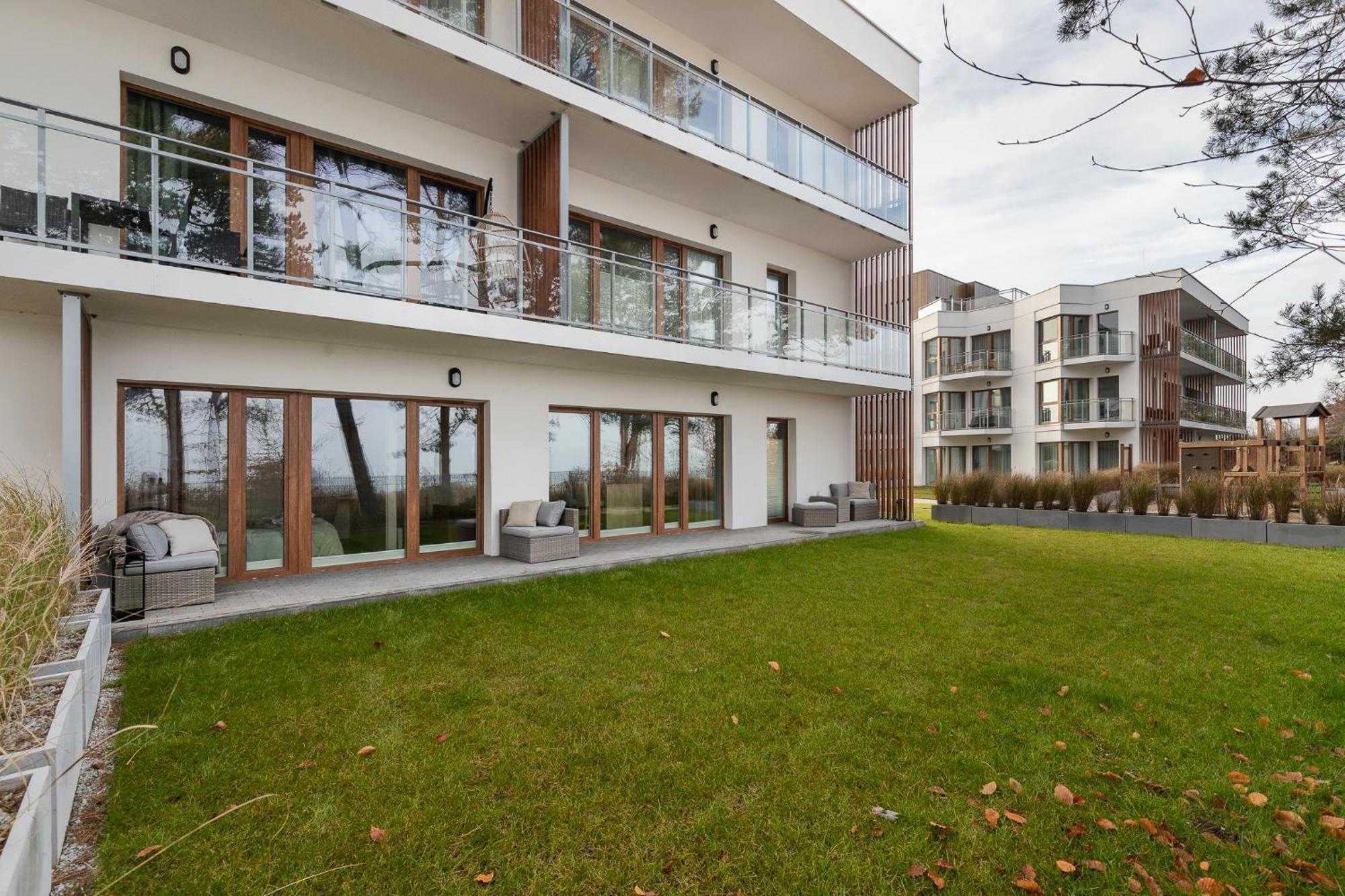 Let'S Sea - 2 Bedroom - Premium Baltic Apartment With Front Sea View Garden And Spa Access Gąski Exteriör bild