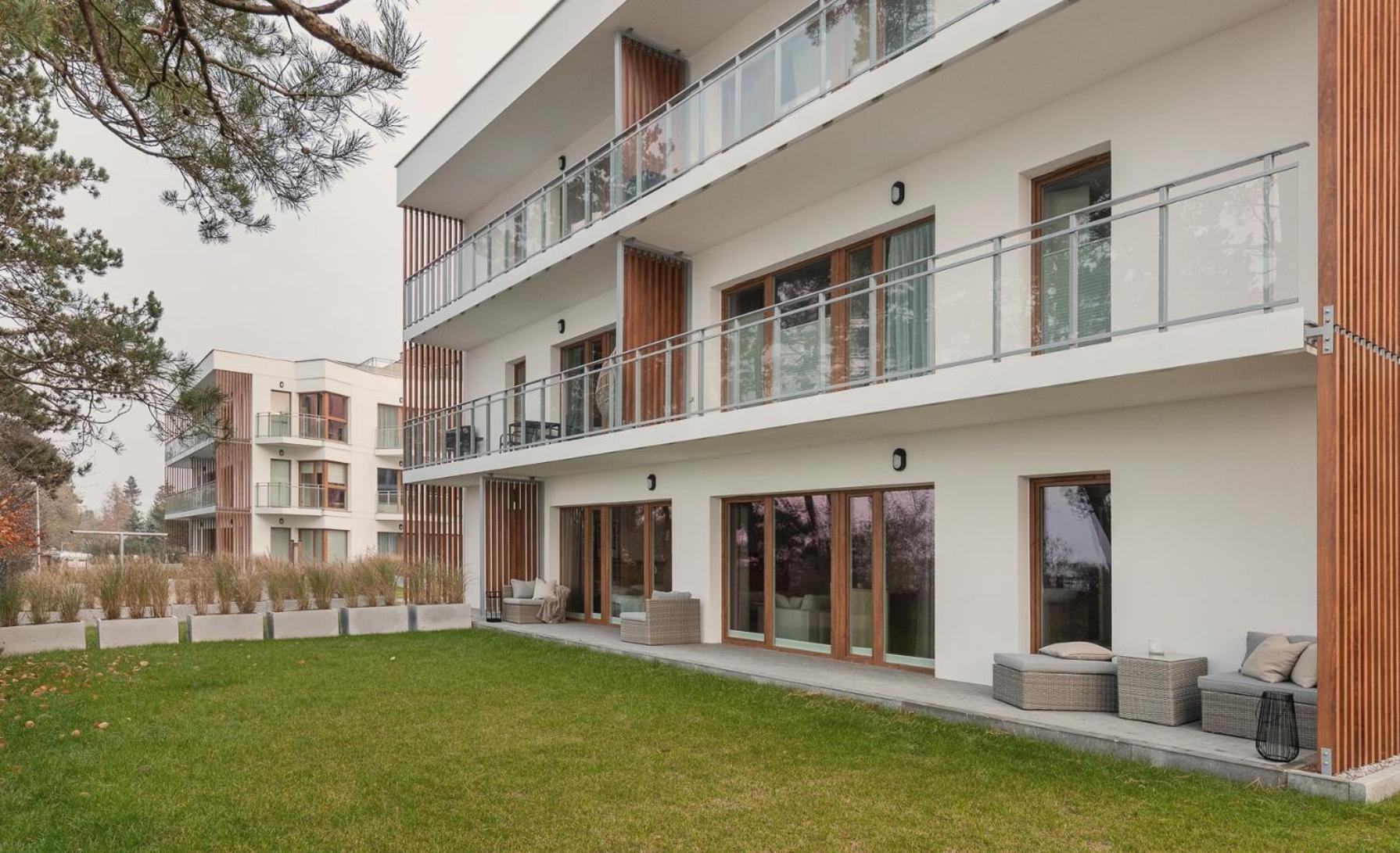 Let'S Sea - 2 Bedroom - Premium Baltic Apartment With Front Sea View Garden And Spa Access Gąski Exteriör bild