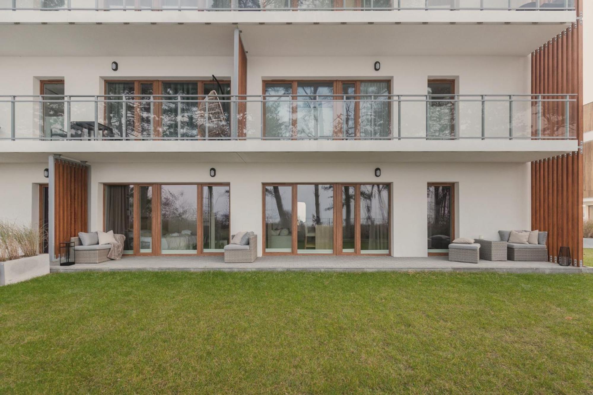 Let'S Sea - 2 Bedroom - Premium Baltic Apartment With Front Sea View Garden And Spa Access Gąski Exteriör bild